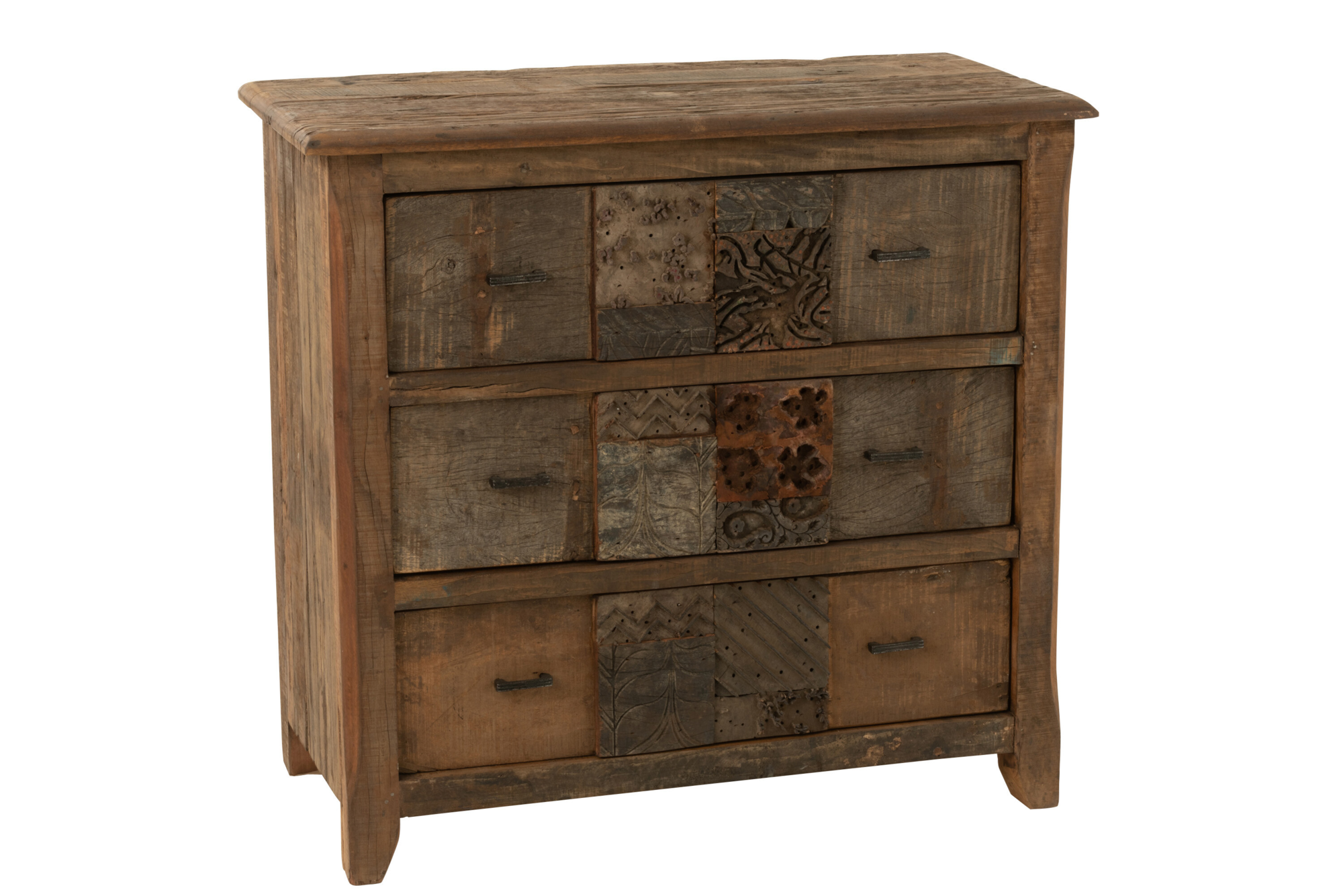 Dressoir verouderd hout bruin