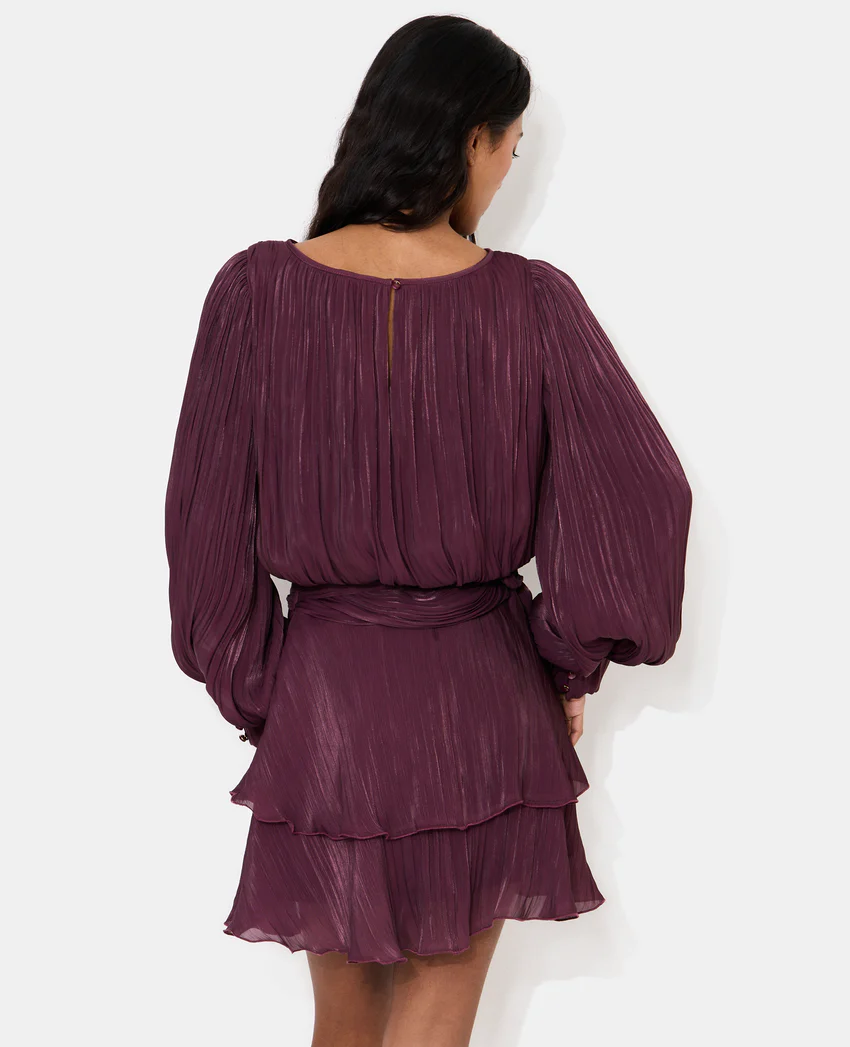 Pimkie Robe en tissu brillant avec effet drapé