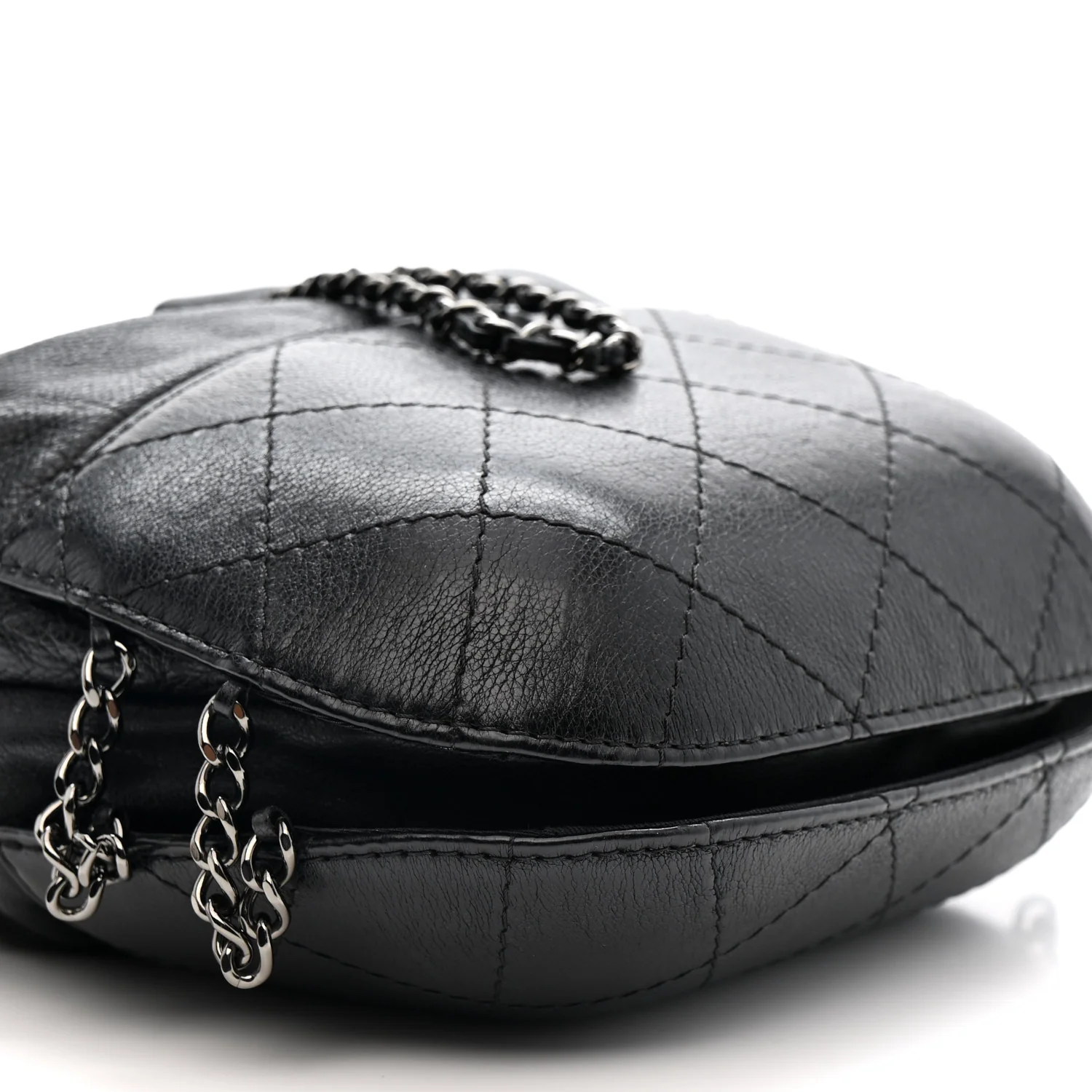 Calfskin Quilted Small Gabrielle Bucket Black - Top Club