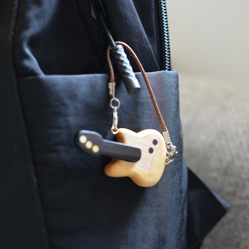 Small guitar refrigerator magnet