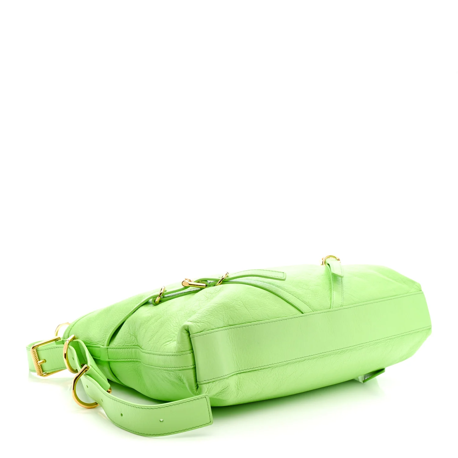 Calfskin Medium Voyou Bag Green - Top Club