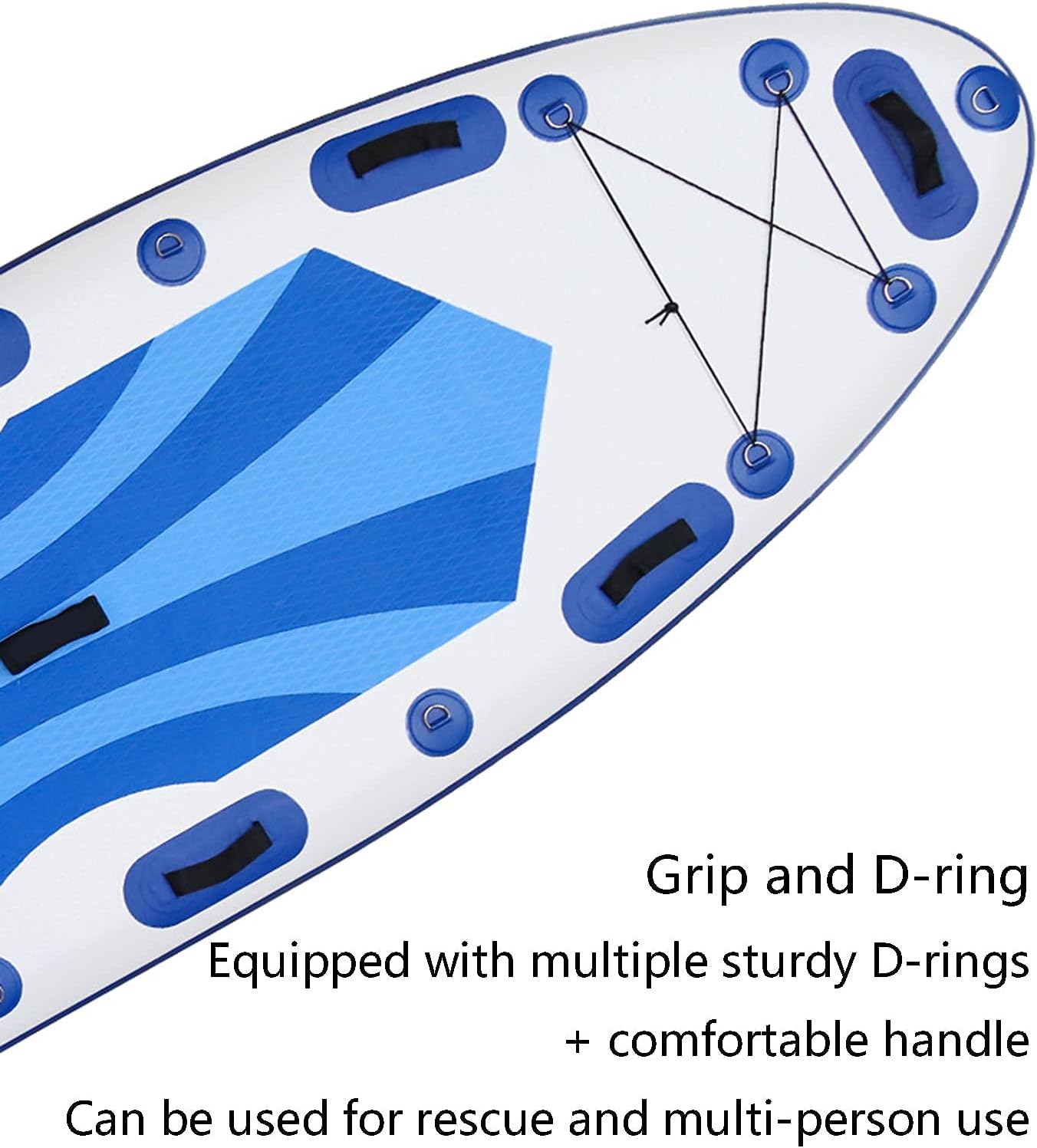 Tavola da Surf,Tavola da Stand Up Paddle Gonfiabile,Kit Tavola da Surf SUP Gonfiabile Pagaia Regolabile,Moo Antiscivolo,per Principianti Adulti/Intermedio,350×100×20Cm