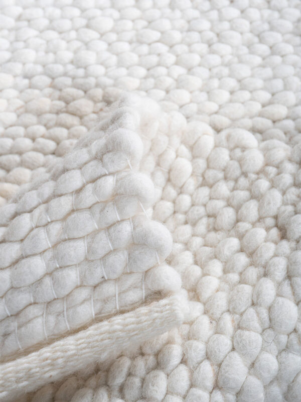 Vloerkleed Stone white 240 x 340 cm