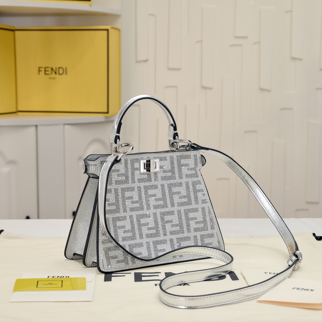 Fen Peekaboo ISeeU Petite diamond tote bag - Top Club