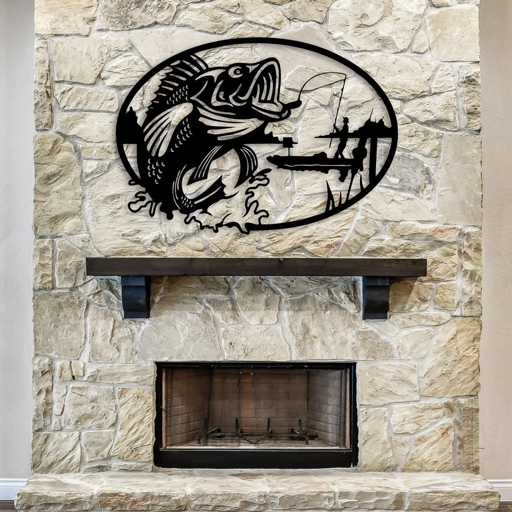 Metal Fishing Wall Art - Alvarez Pro Painting LLC