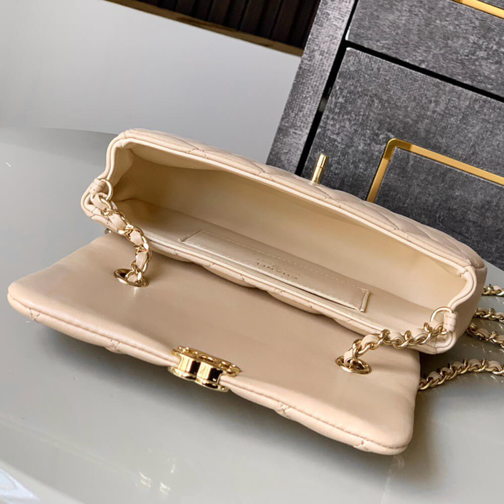 Chanel FLAP PHONE HOLDER WITH CHAIN(HIGH-END GRADE) - Top Club