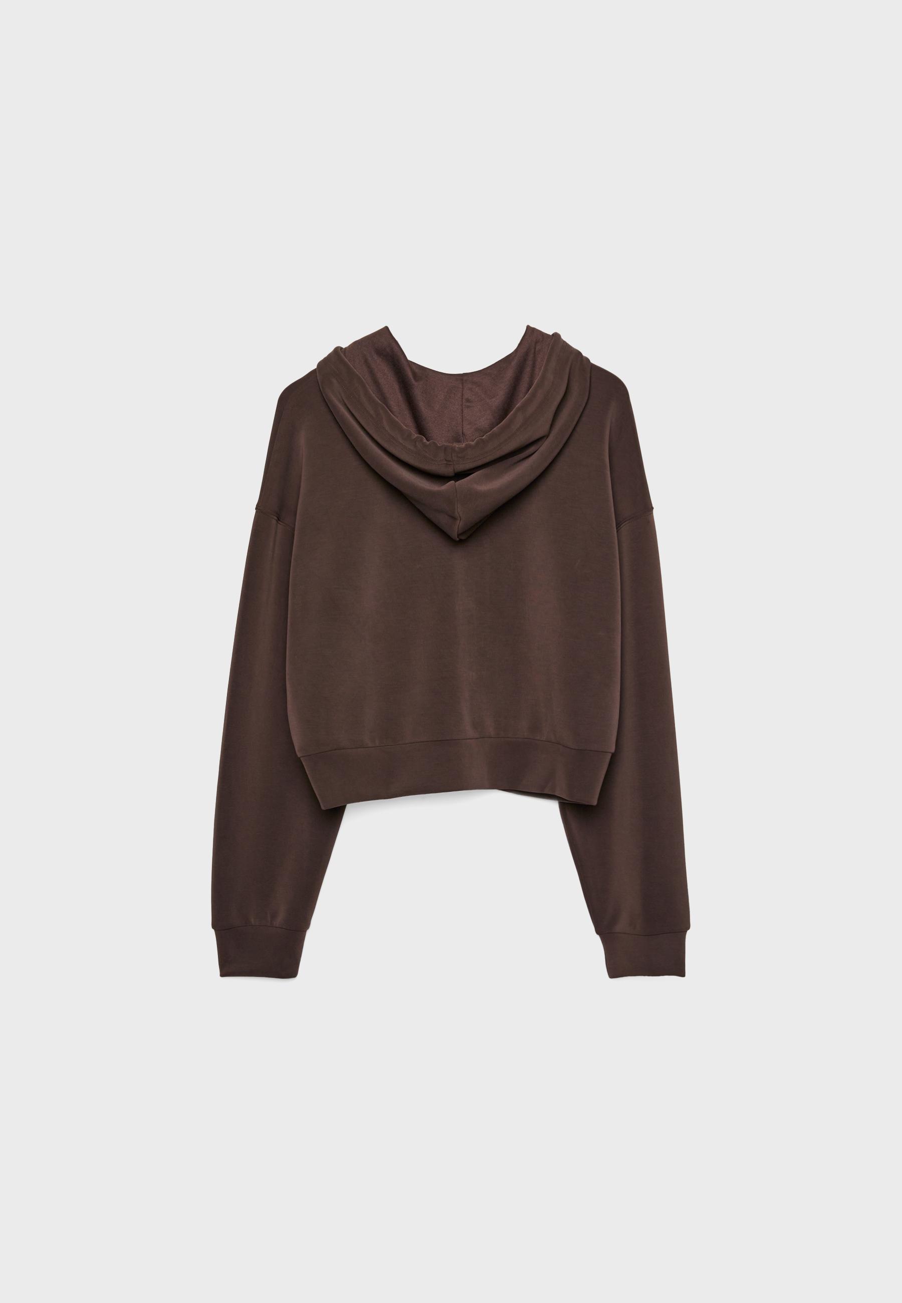 SOFT-FEEL ZIP-UP SWEATSHIRT