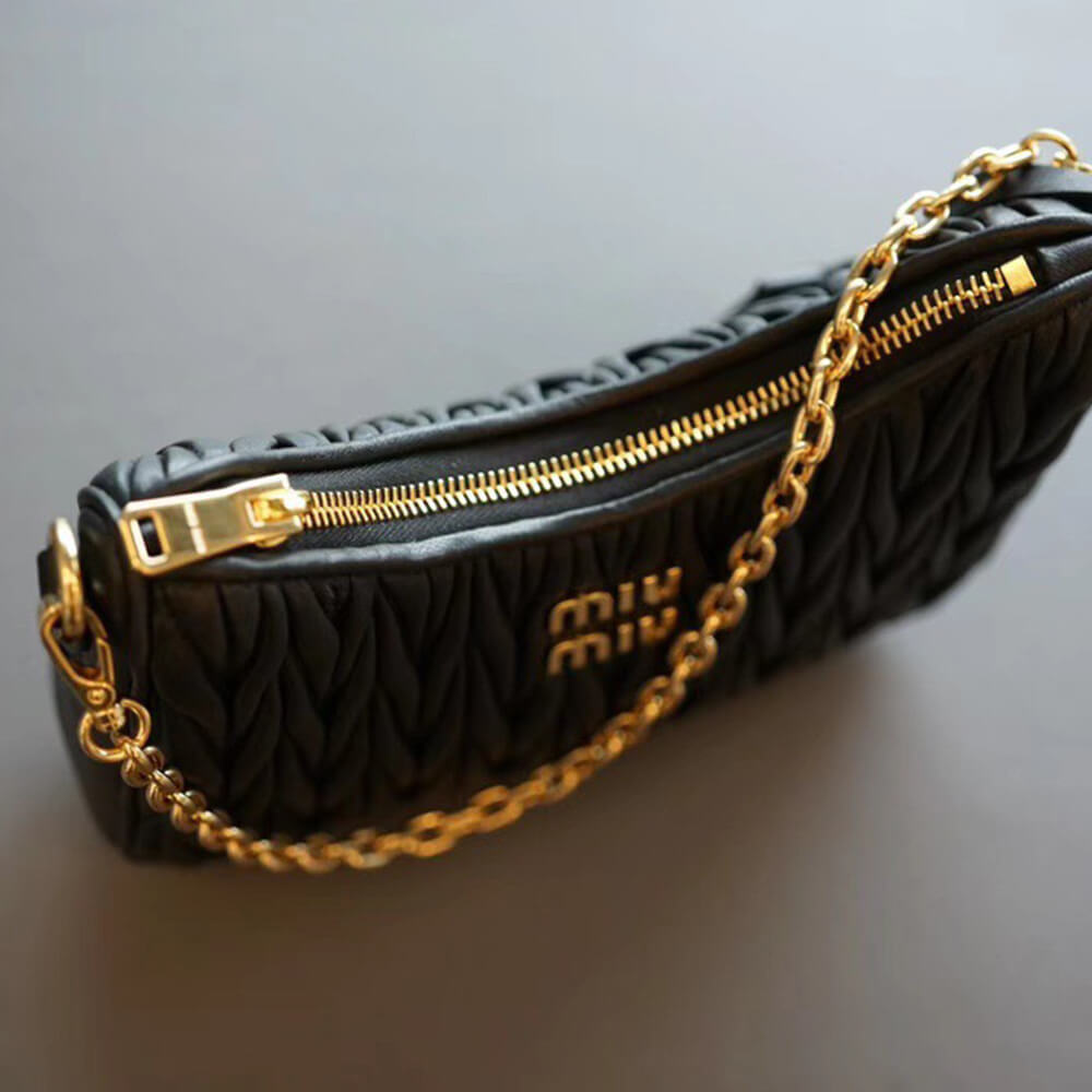 Matelasse nappa leather shoulder bag - Top Club