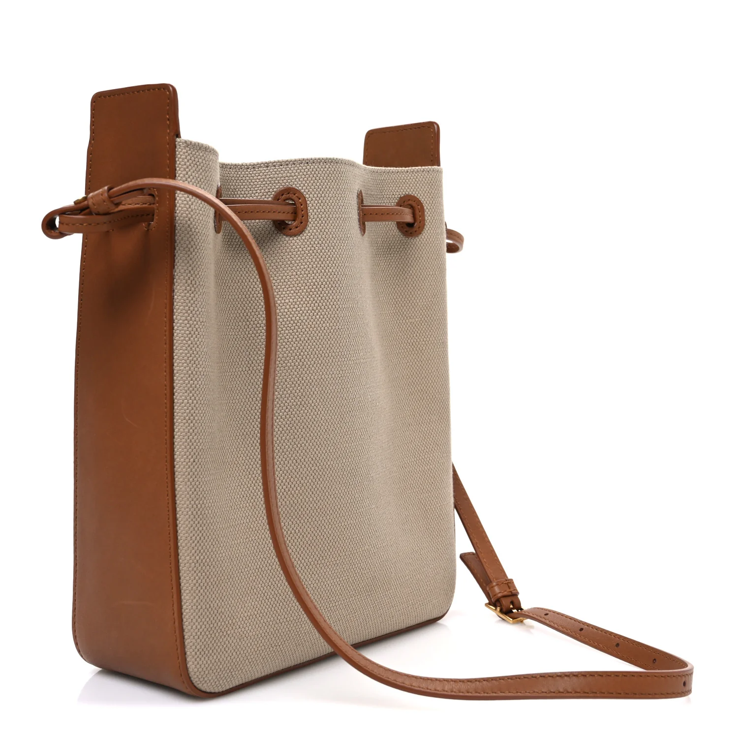 Canvas Small Bucket Bag Desert Dust Brick - Top Club