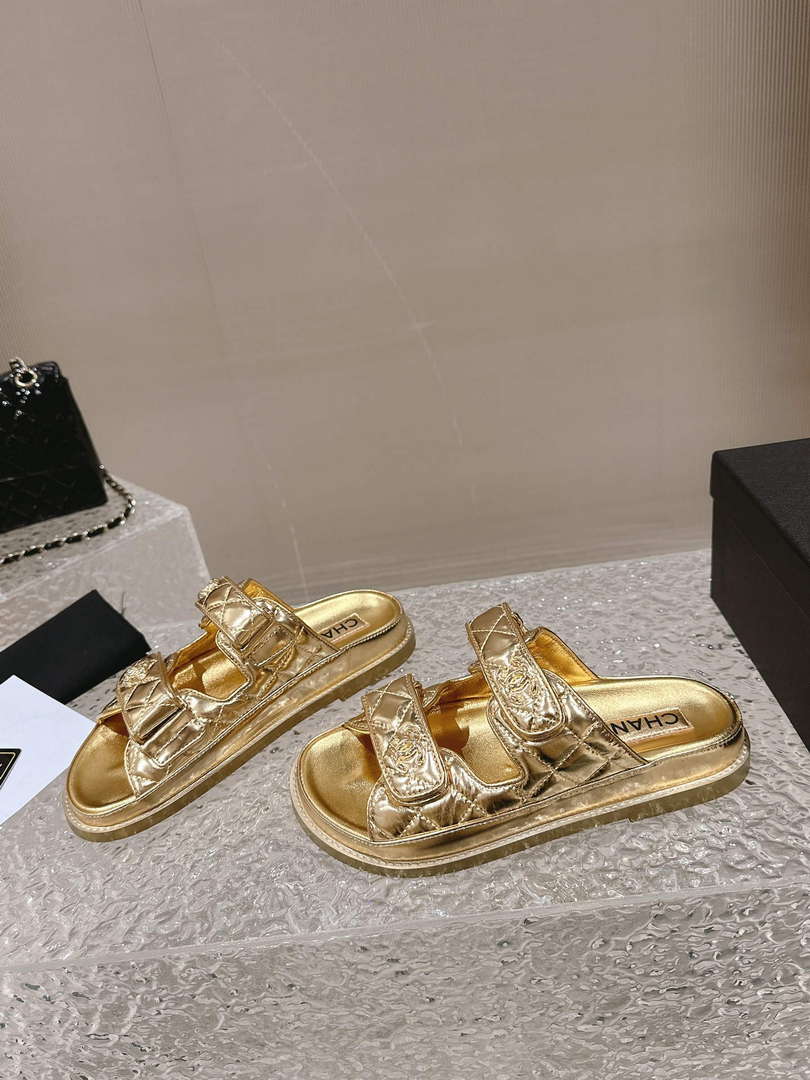 Chanel Women's Velcro sandals Fashion Shoes C93244 - Sneaker Replica Workshop