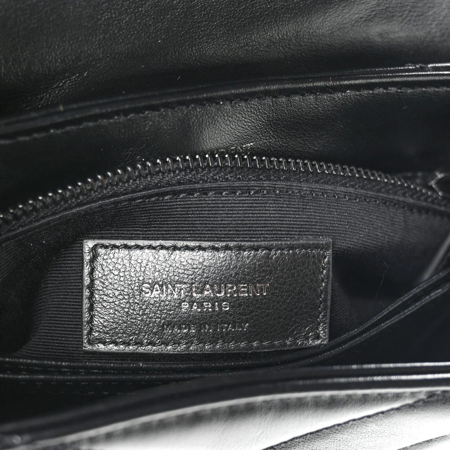 Calfskin Y Quilted Monogram Monochrome Toy Loulou Crossbody Bag Black - Top Club