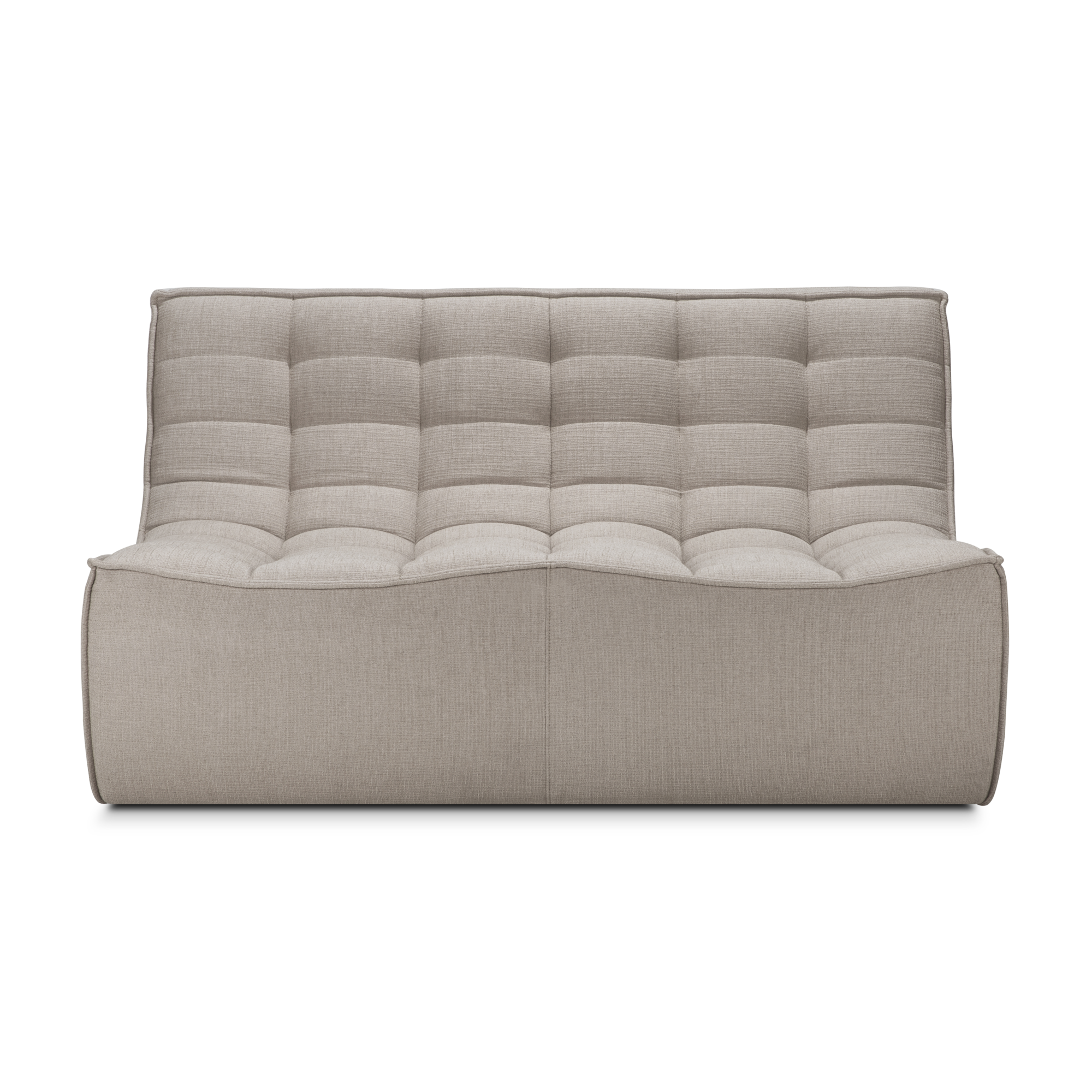 Modulaire bank N701 - eco stof ecru - 2 seat