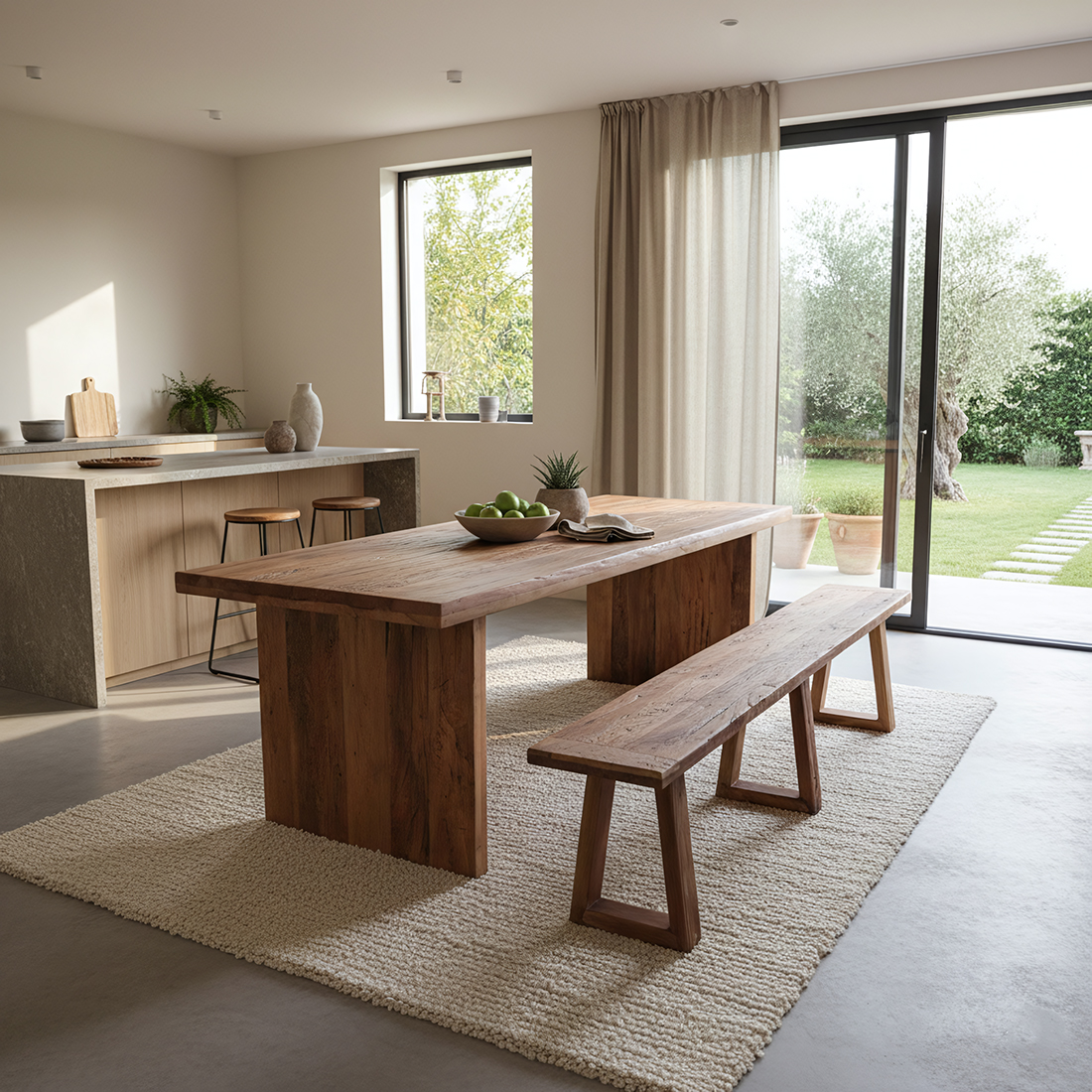 Eettafel Farmwood Waterfall