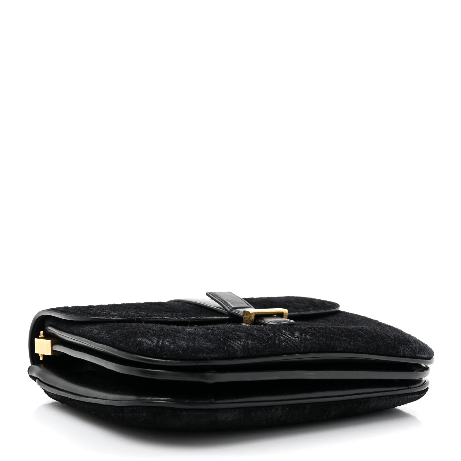 Suede All-Over Monogram Small Le Monogramme Satchel Black - Top Club