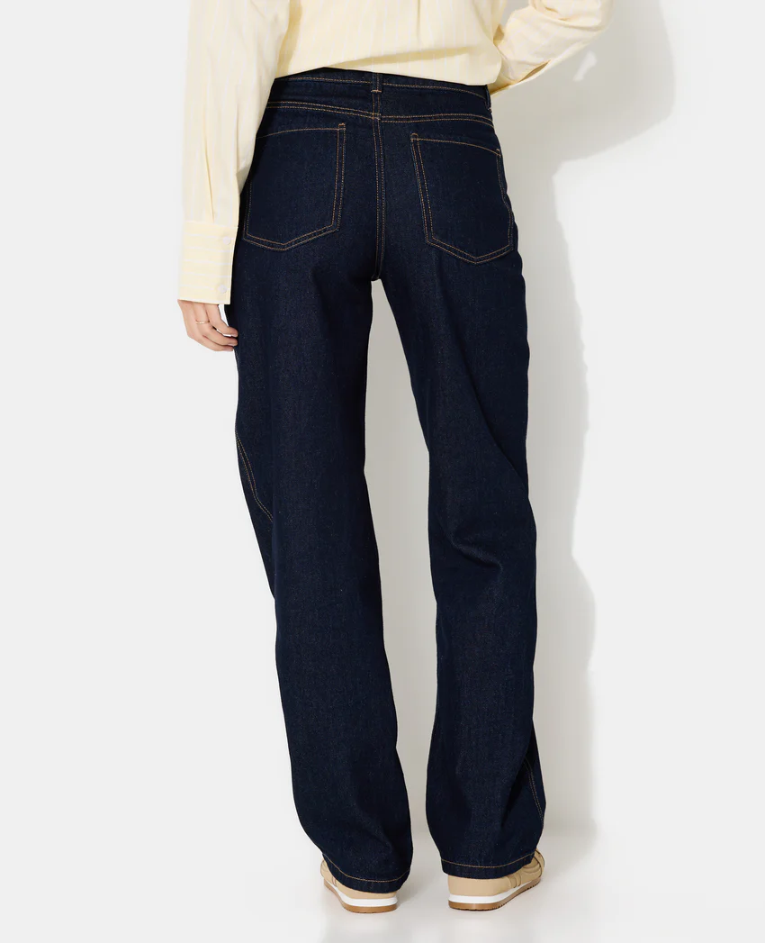 Pimkie Jean wide avec jeu de surpiqûres zig-zag