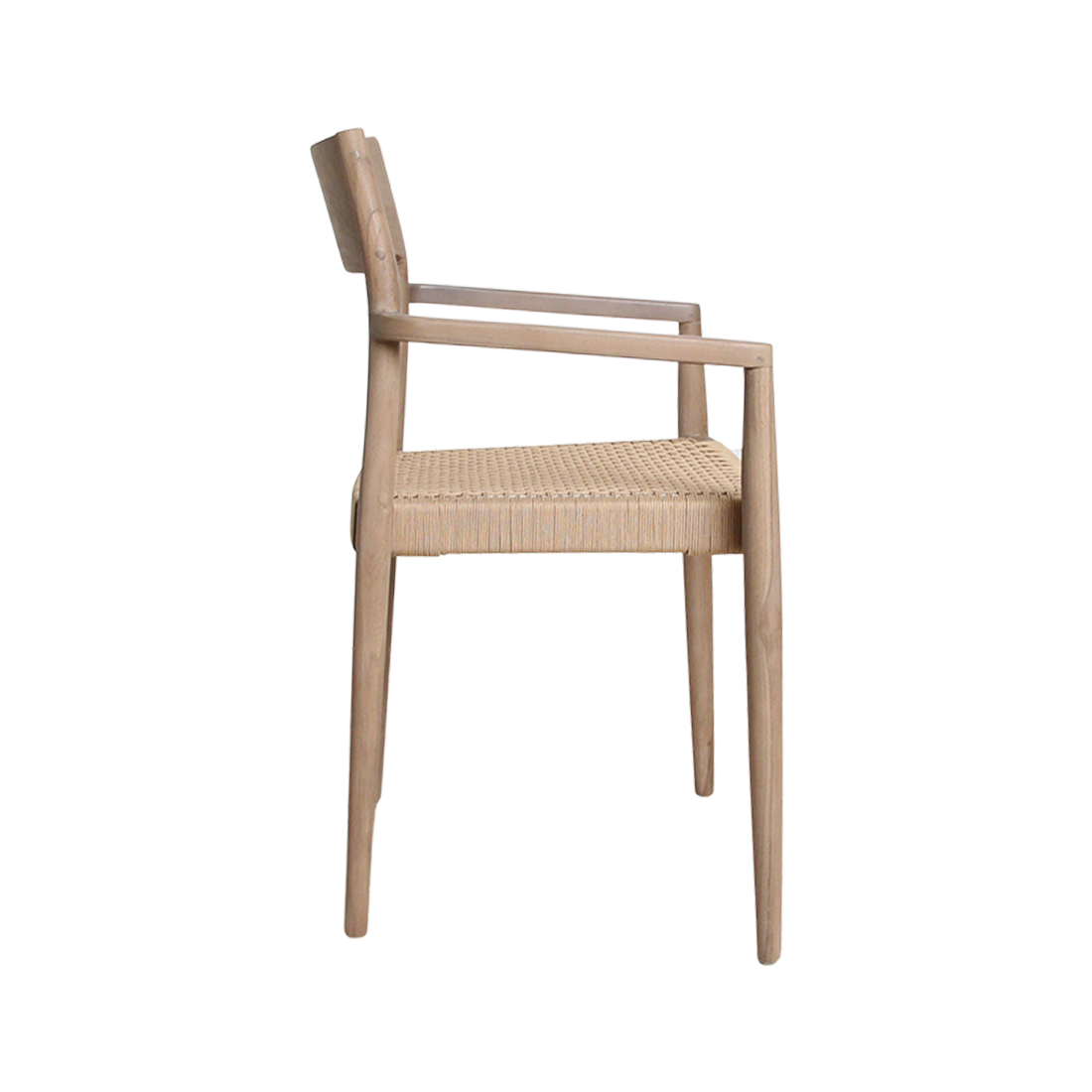 Tuinstoel Verano met armleuning naturel