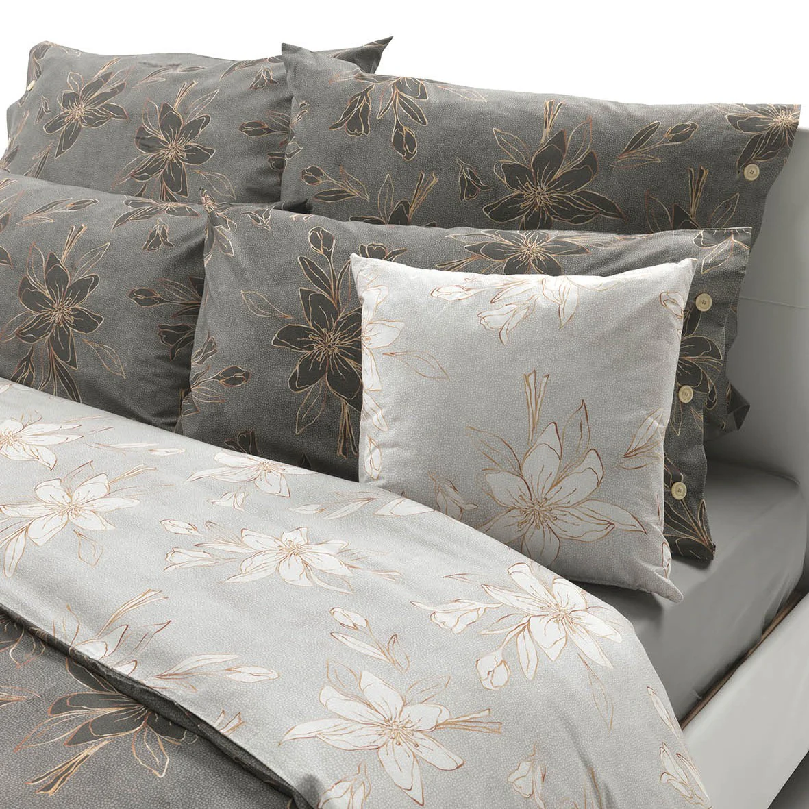 Trapunta In Percalle Fashion Gold Matrimoniale