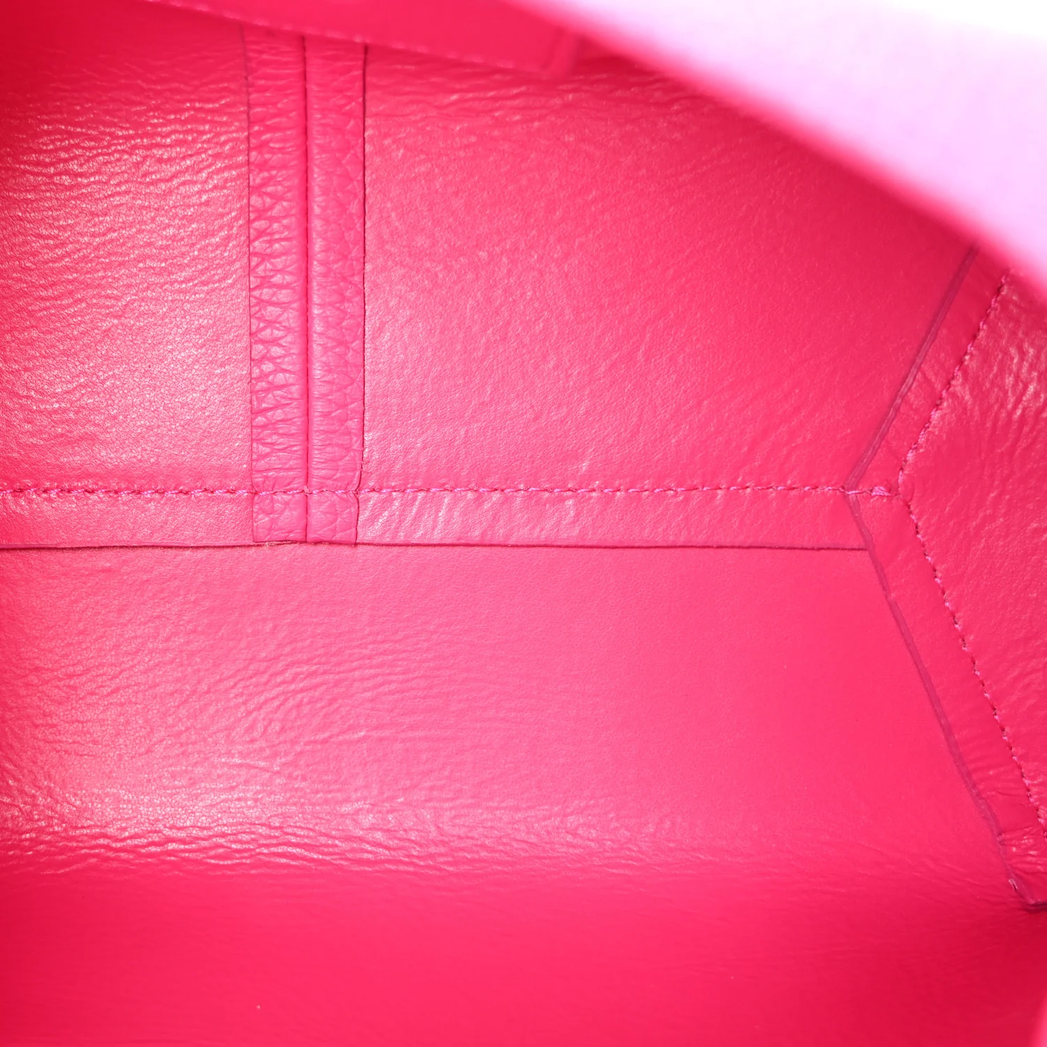 Grained Calfskin Mini The Sack Bag Hot Pink - Top Club