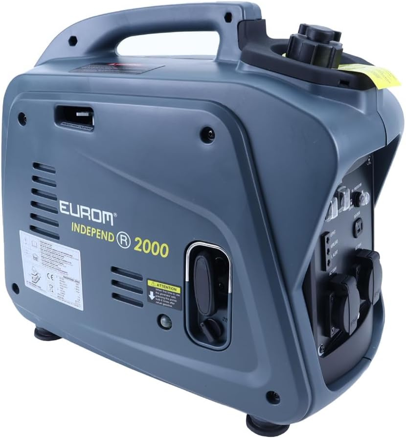 Dönges Generatore di corrente da 1800 W, Inverter di emergenza a 4 tempi, 2 x 230 V, connettore 1 x 12 V, durata 3,8 ore, molto compatta per situazioni di emergenza, campeggio, giardino