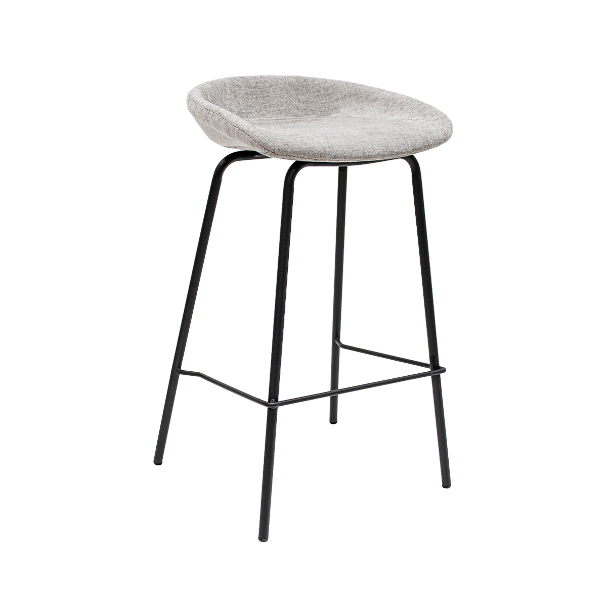 Kick barkruk Riga H70 cm grijs