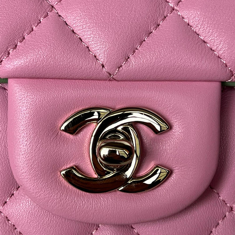 CHANEL Mini Classic Handbag With Top Handle - Top Club