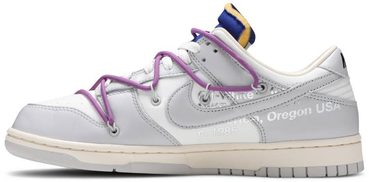 Off-White x Dunk Low  Lot 48 of 50  DM1602-107 - Sneaker Replica Workshop
