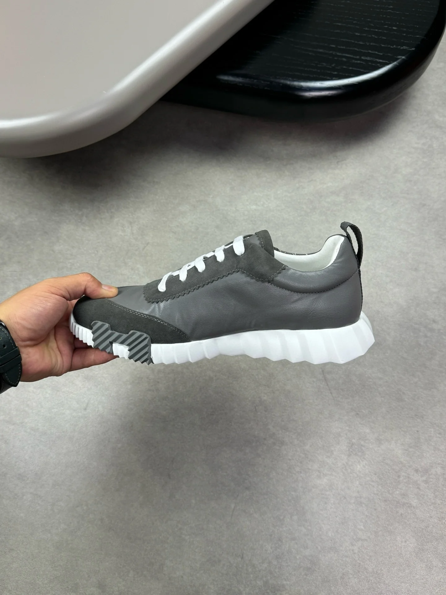 Hermes Men's Sneakers Luxury Leather Fashion Sneakers - Sneaker Replica Workshop