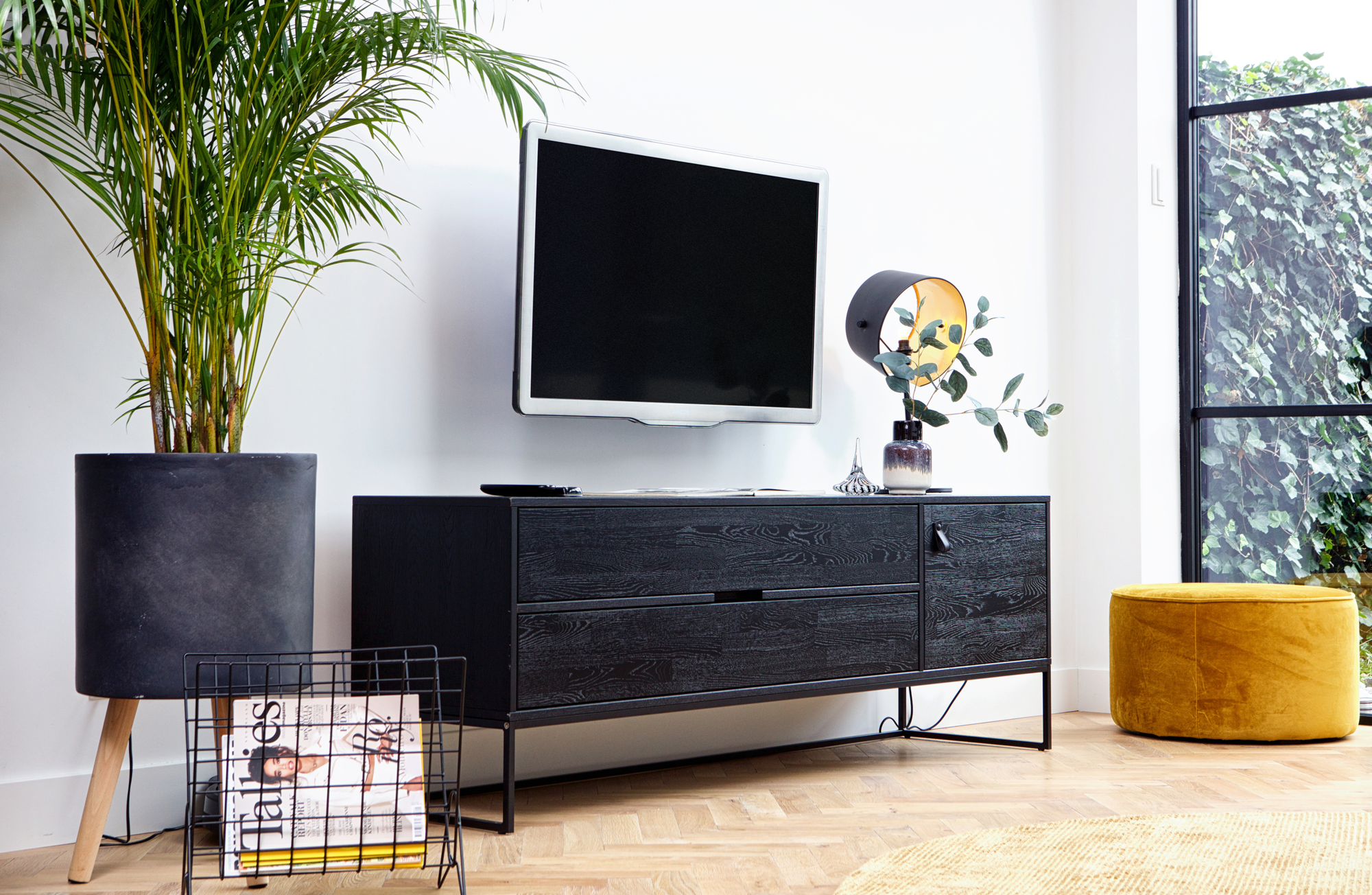TV Meubel Silas - Zwart