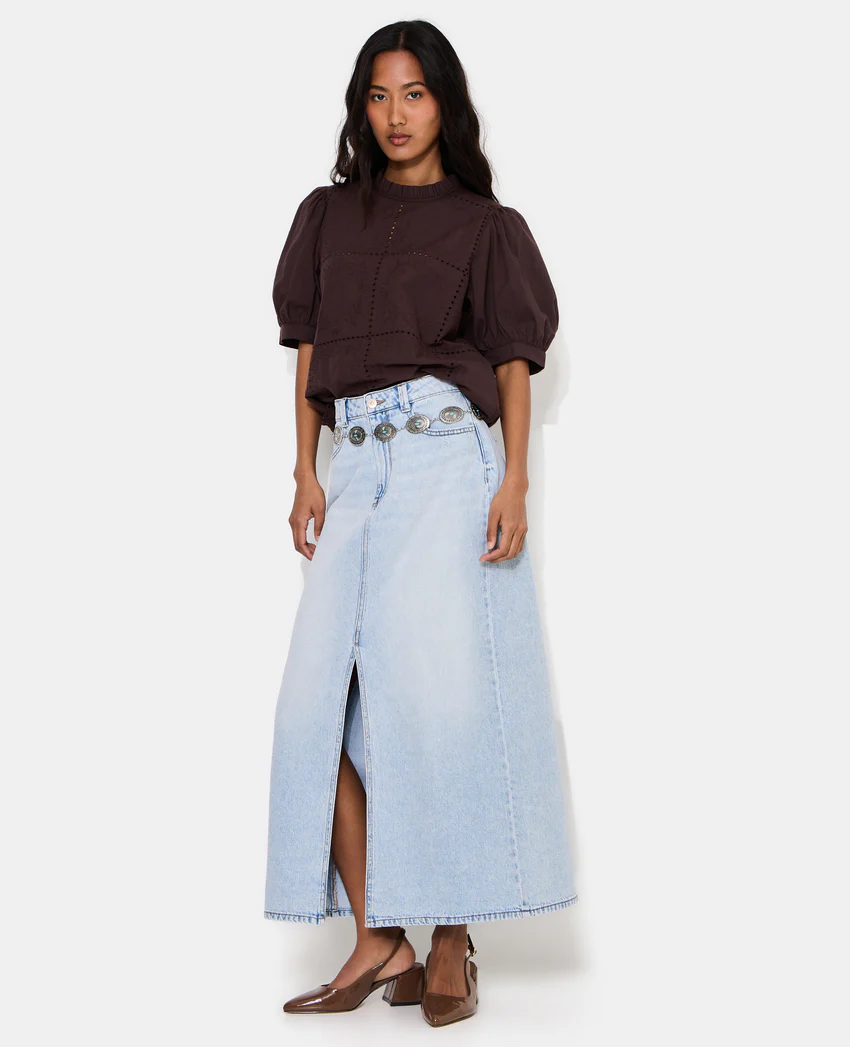 Pimkie Blouse avec détails ajourés et broderies