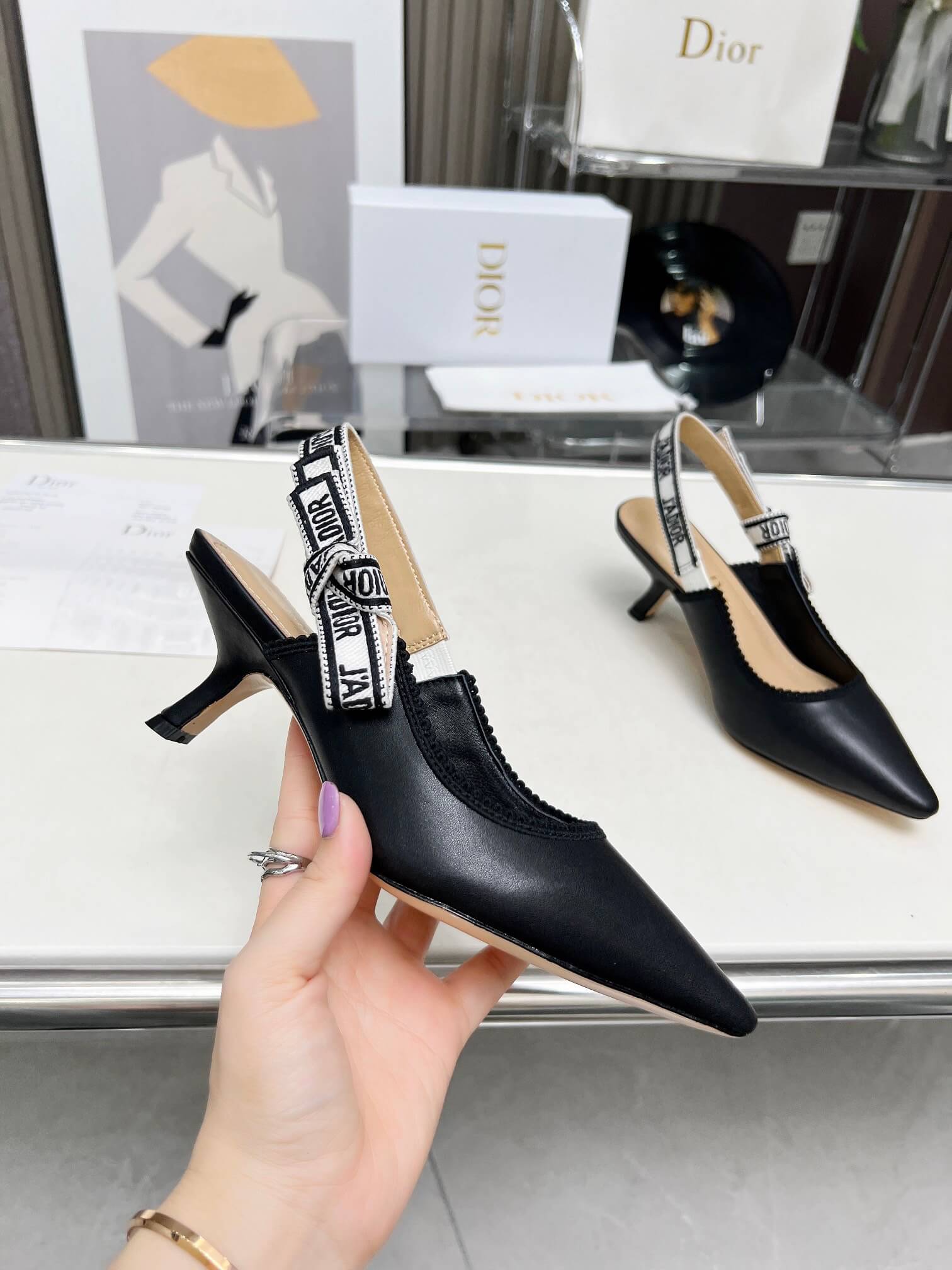 J Adior Slingback Pump - Top Club