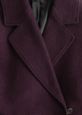 & Other Stories VOLUMINOUS BELTED WOOL COAT