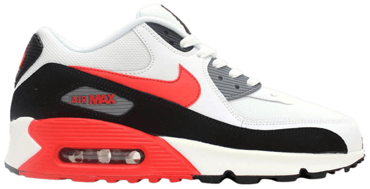 Air Max 90 Essential  White Black Red  537384-112 - Sneaker Replica Workshop