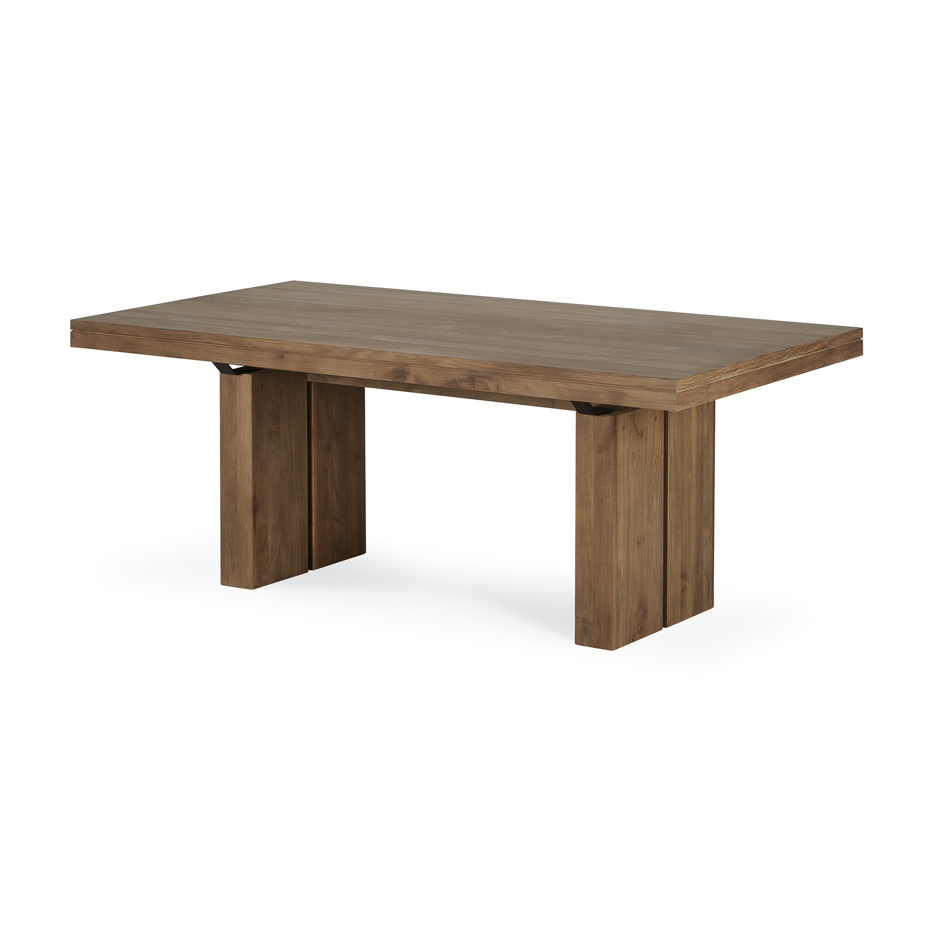 Eettafel uitschuifbaar Double 200/300 cm teak