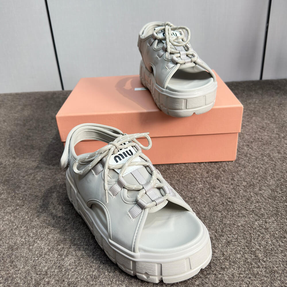 MiuMiu Chunky neoprene sandals - Top Club