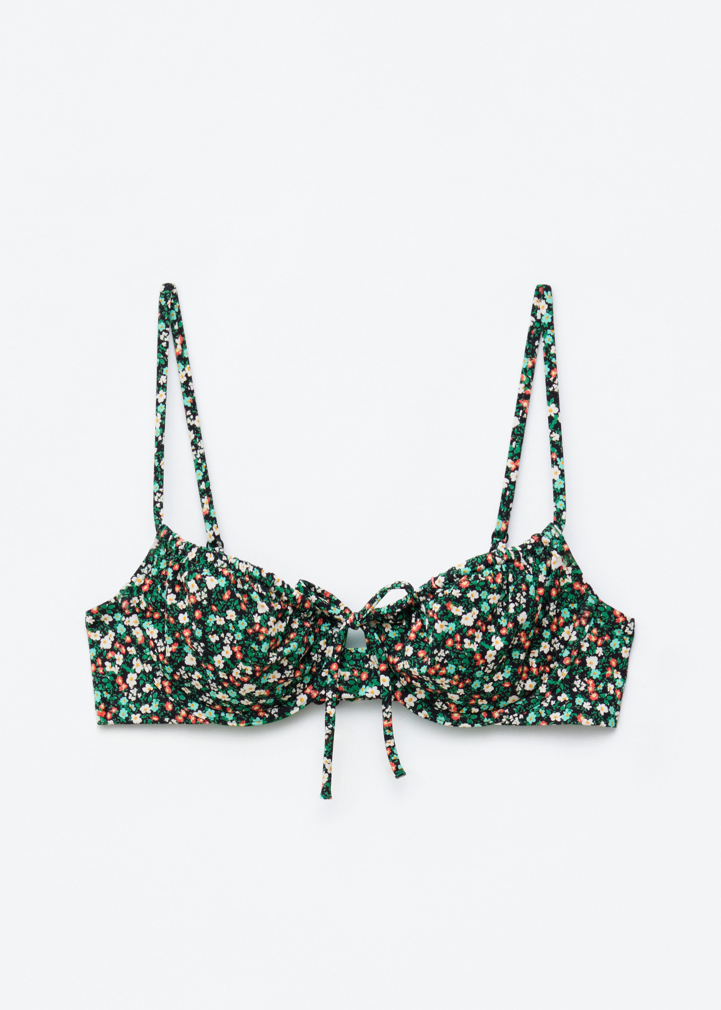 & Other Stories BOW-DETAIL UNDERWIRE BIKINI TOP