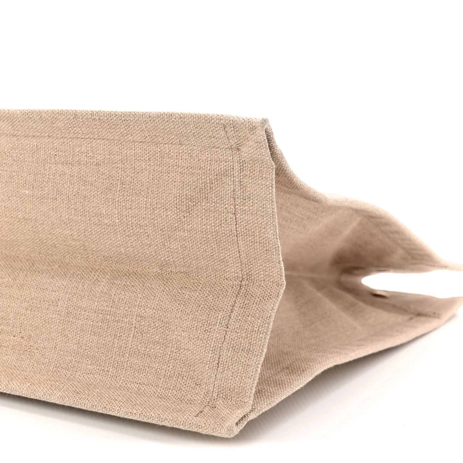 Linen Calfskin Rive Gauche Tote Beige Sea Salt - Top Club