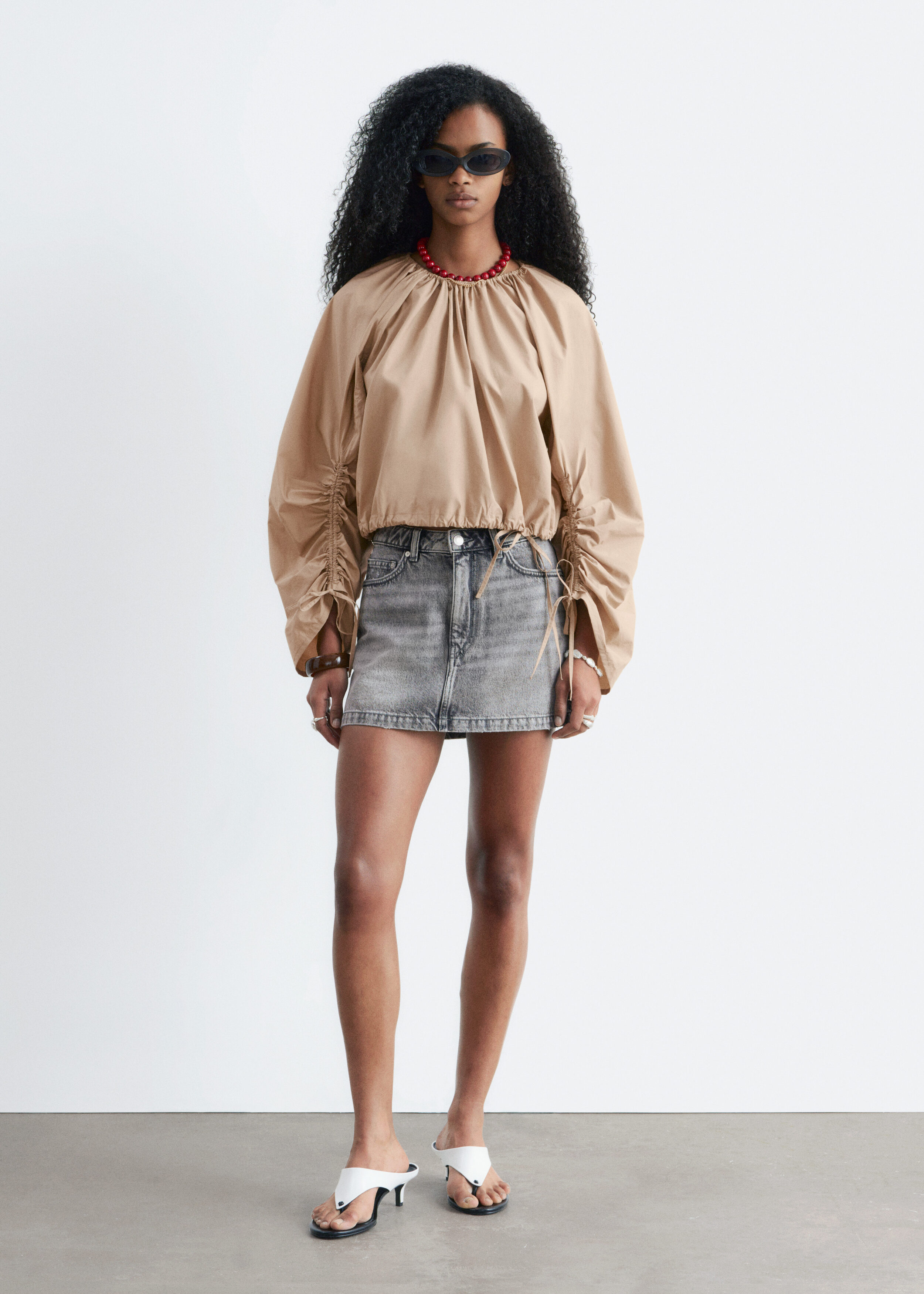 & Other Stories DENIM MINI SKIRT