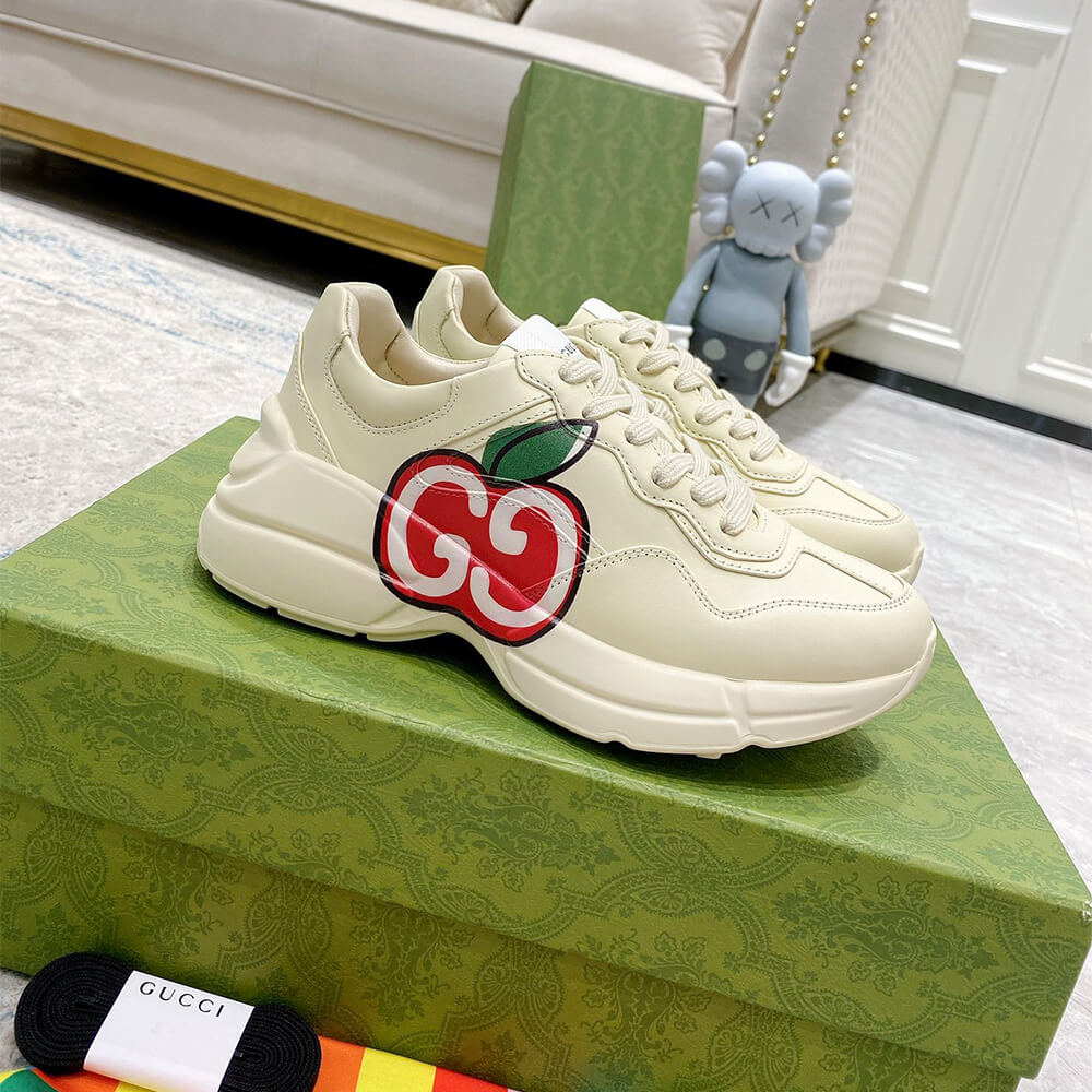 Gucci Rhyton Apple-print Sneaker - Top Club