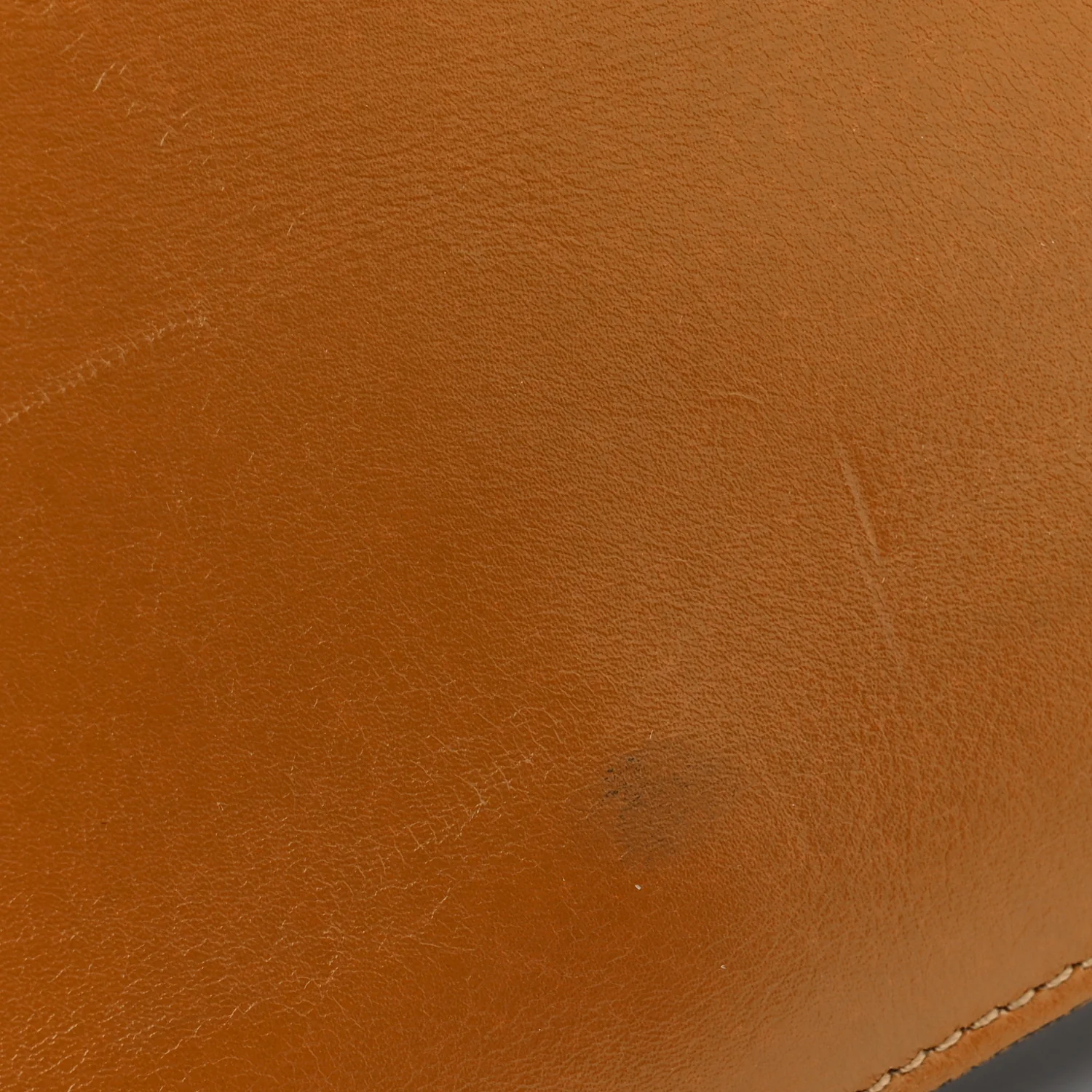 Suede Calfskin Medium Faye Shoulder Bag Mustard Brown - Top Club