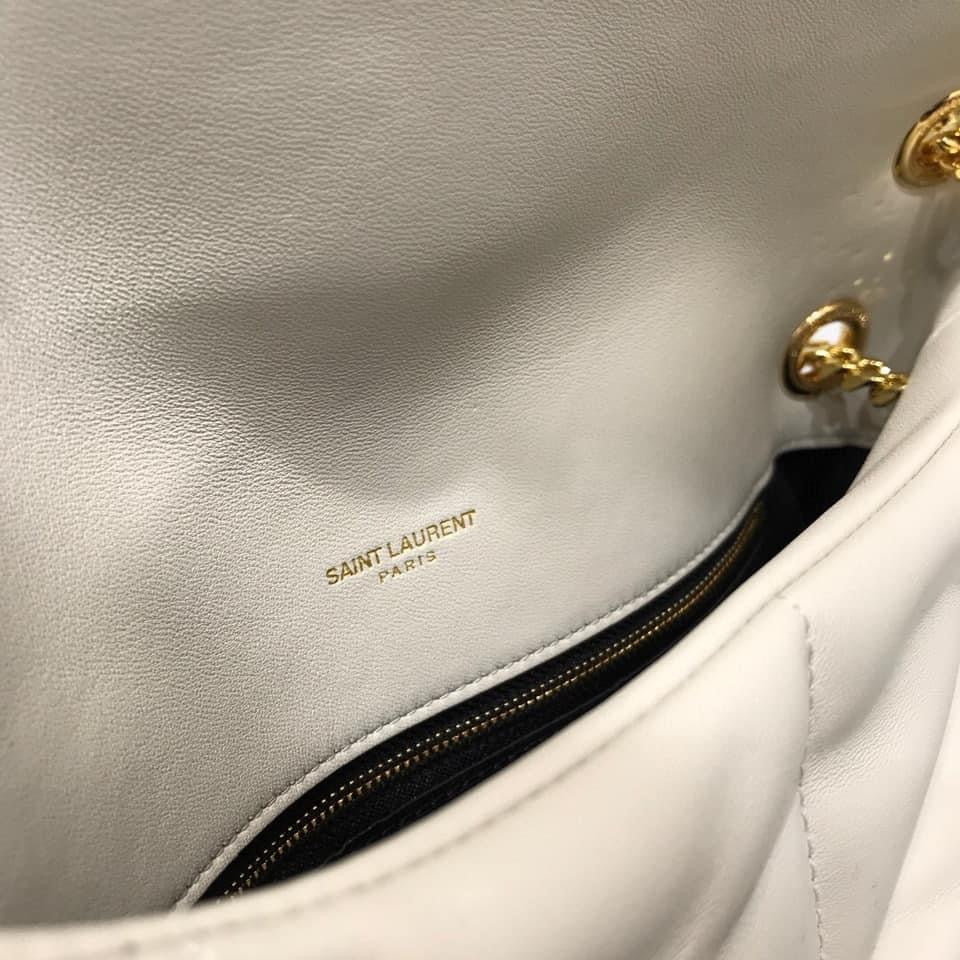 Y PUFFER MEDIUM BAG IN QUILTED LAMBSKIN - Top Club