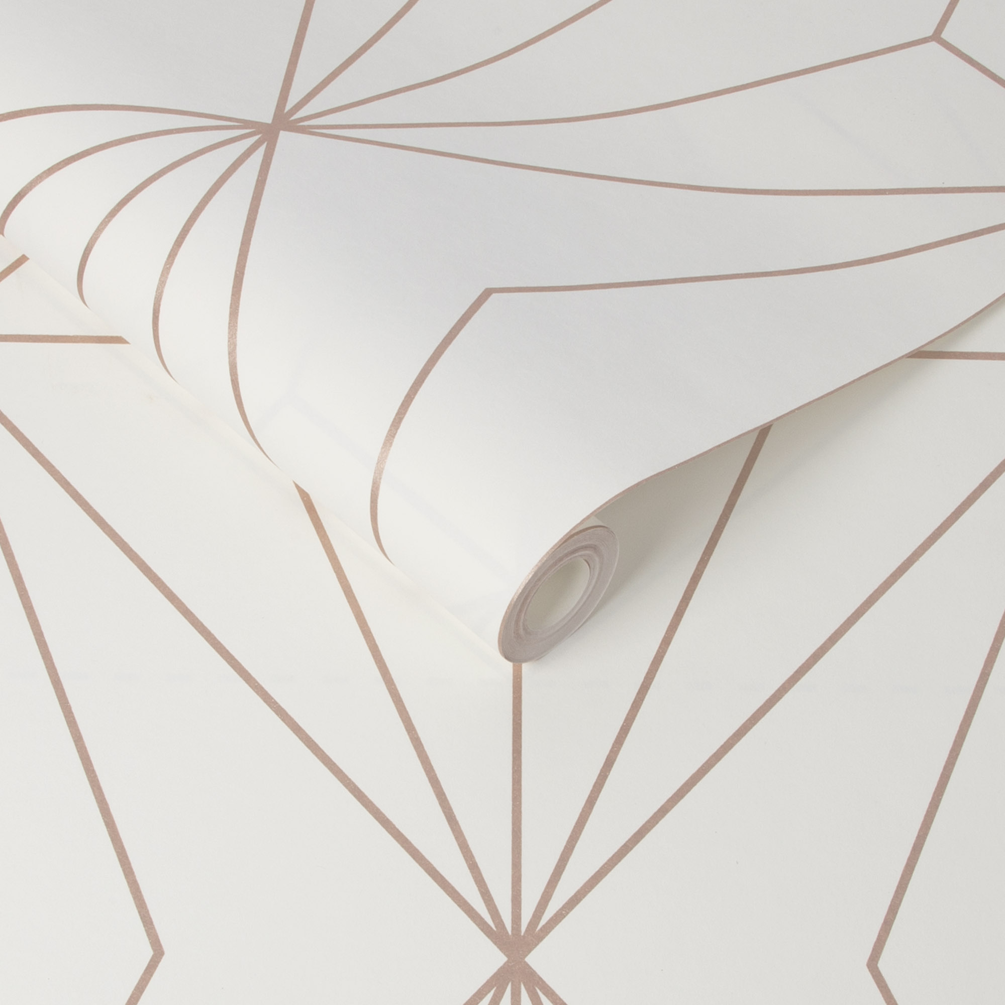 Graham & Brown  vliesbehang  Harmony White Rosegold Graham & Brown  vliesbehang  Harmony White Rosegold