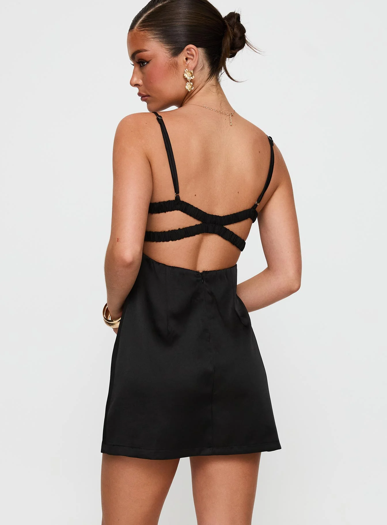 By Your Side Playsuit Black