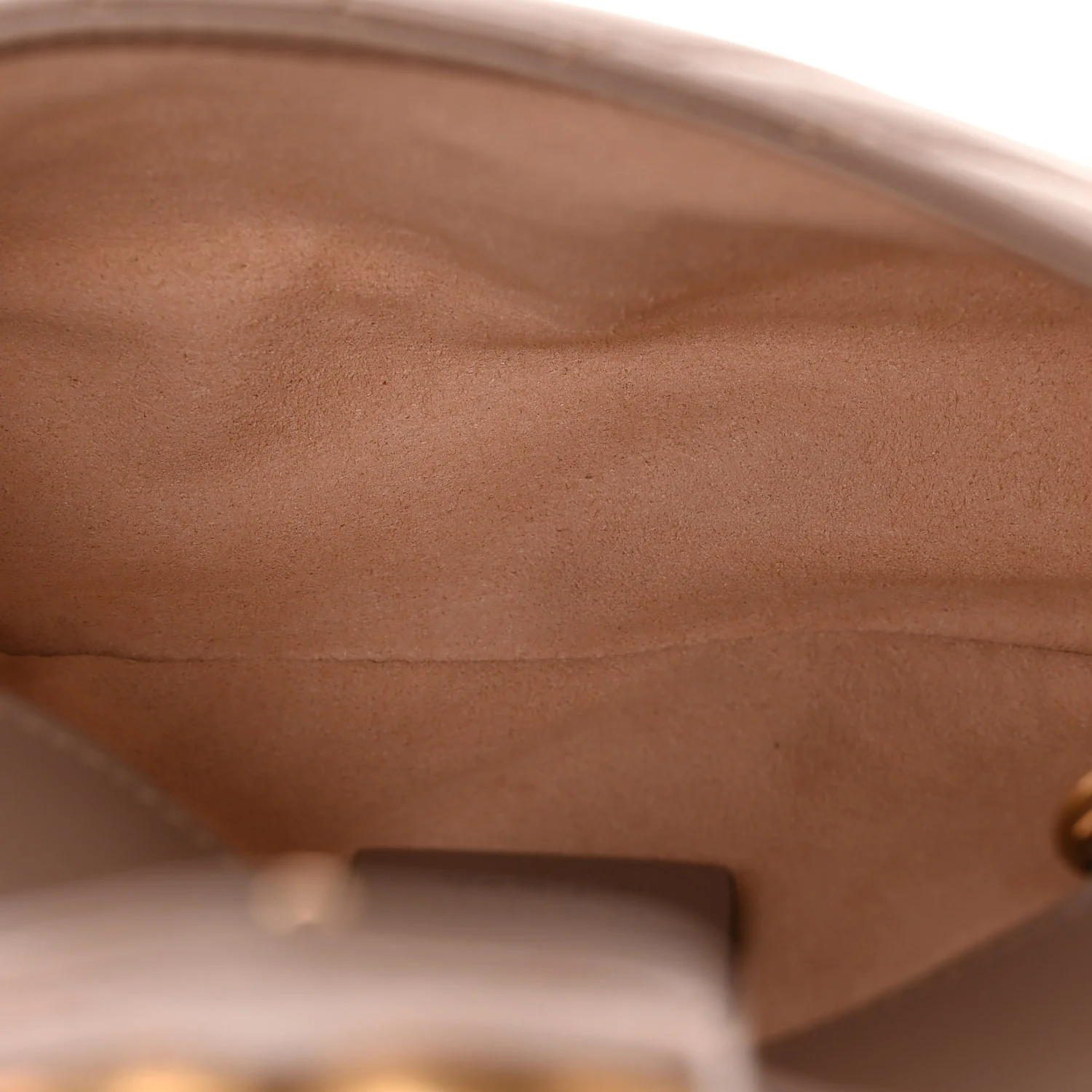 Calfskin Matelasse Super Mini GG Marmont Shoulder Bag Porcelain Rose - Top Club