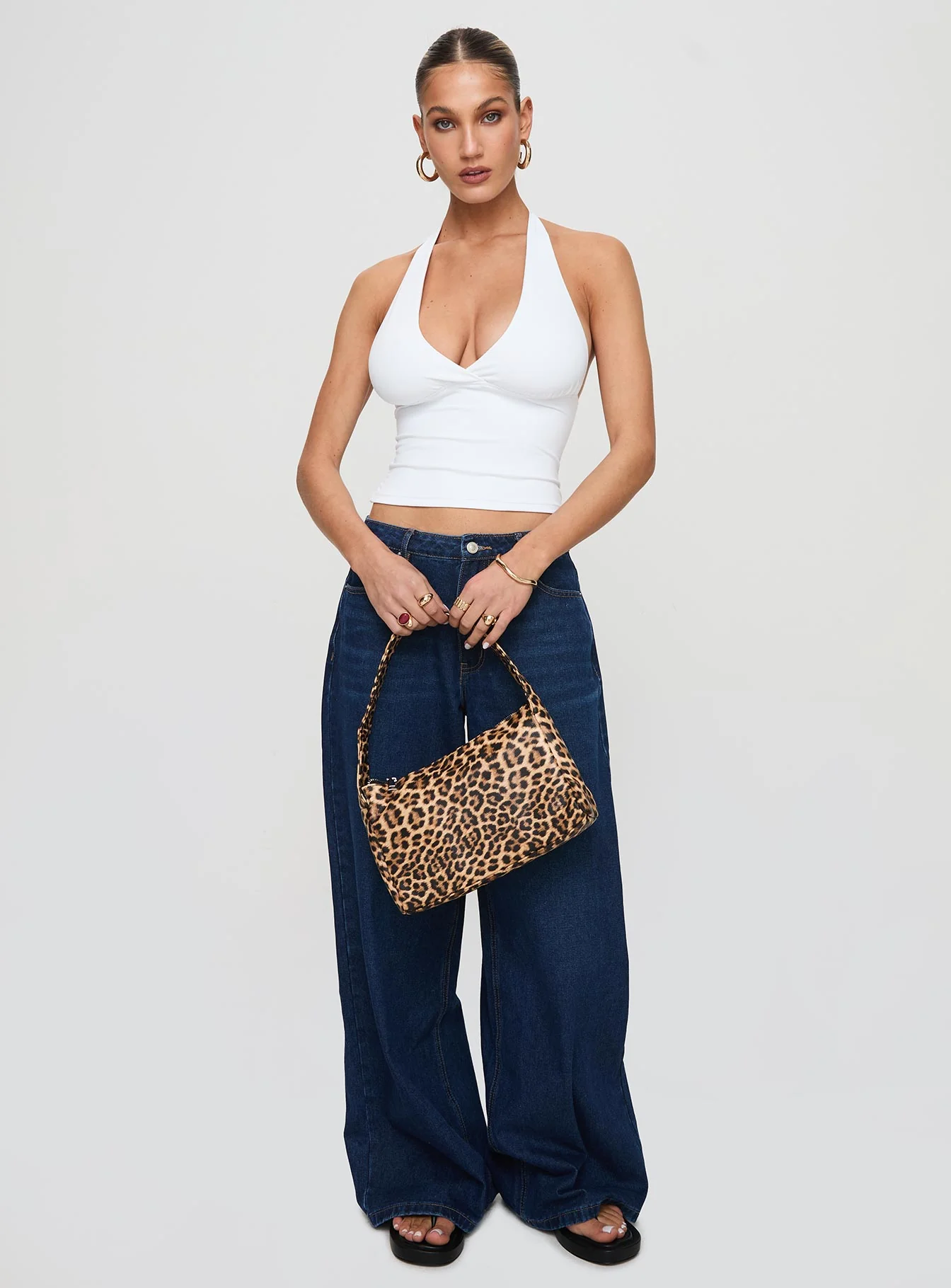 Whimsy Halter Top White