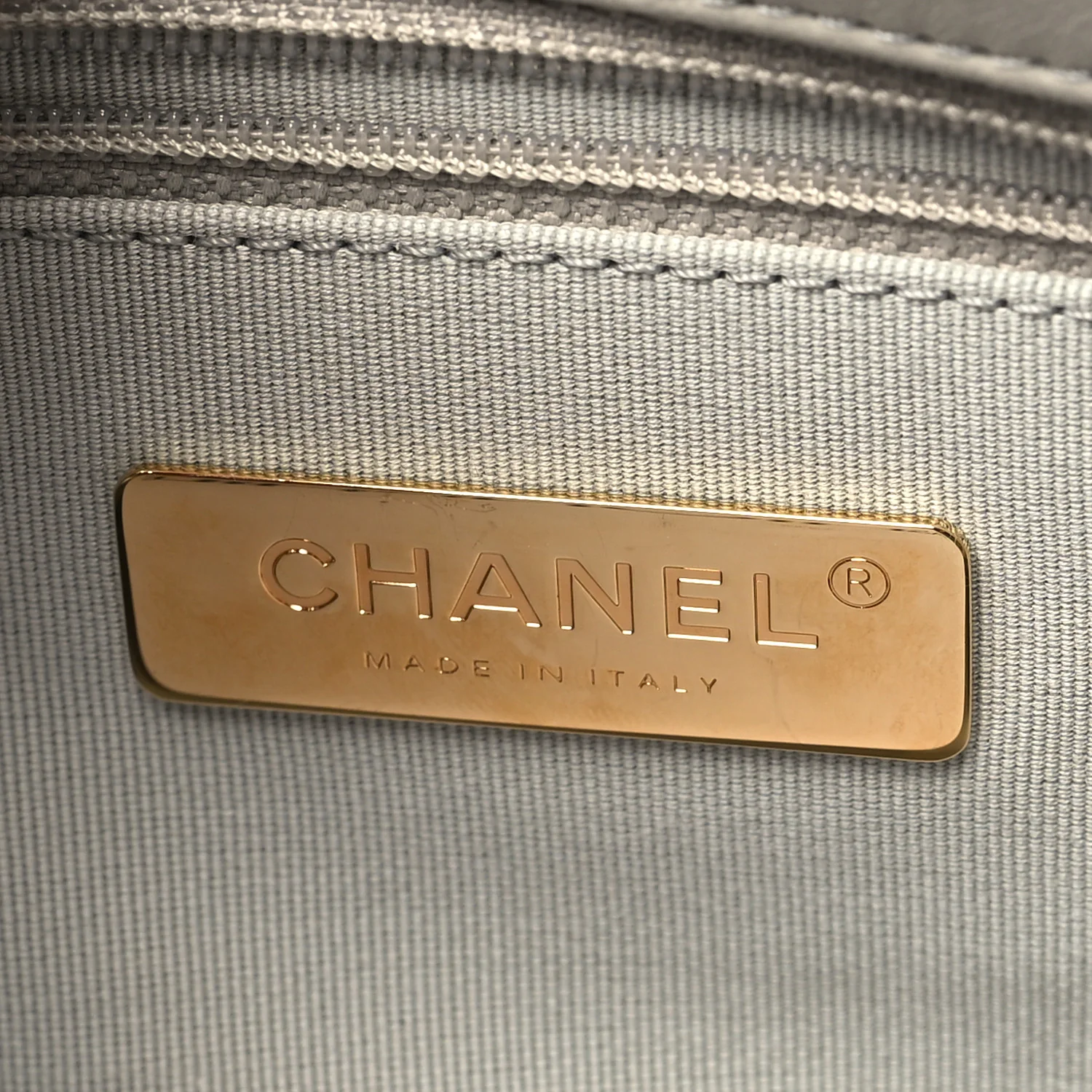 Lambskin Quilted Large Chanel 19 Flap Grey - Top Club