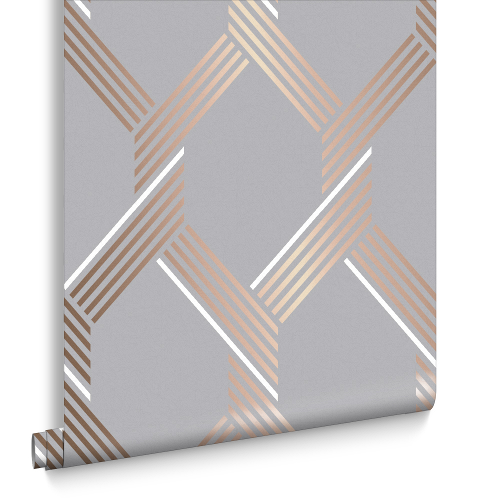 Graham & Brown  vliesbehang  Vector Rose Gold Graham & Brown  vliesbehang  Vector Rose Gold