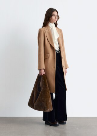 & Other Stories TAILORED SINGLE-BREASTED COAT