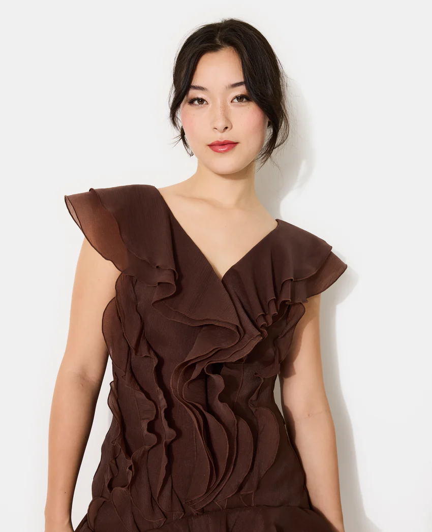Pimkie Robe courte sans manches avec volants