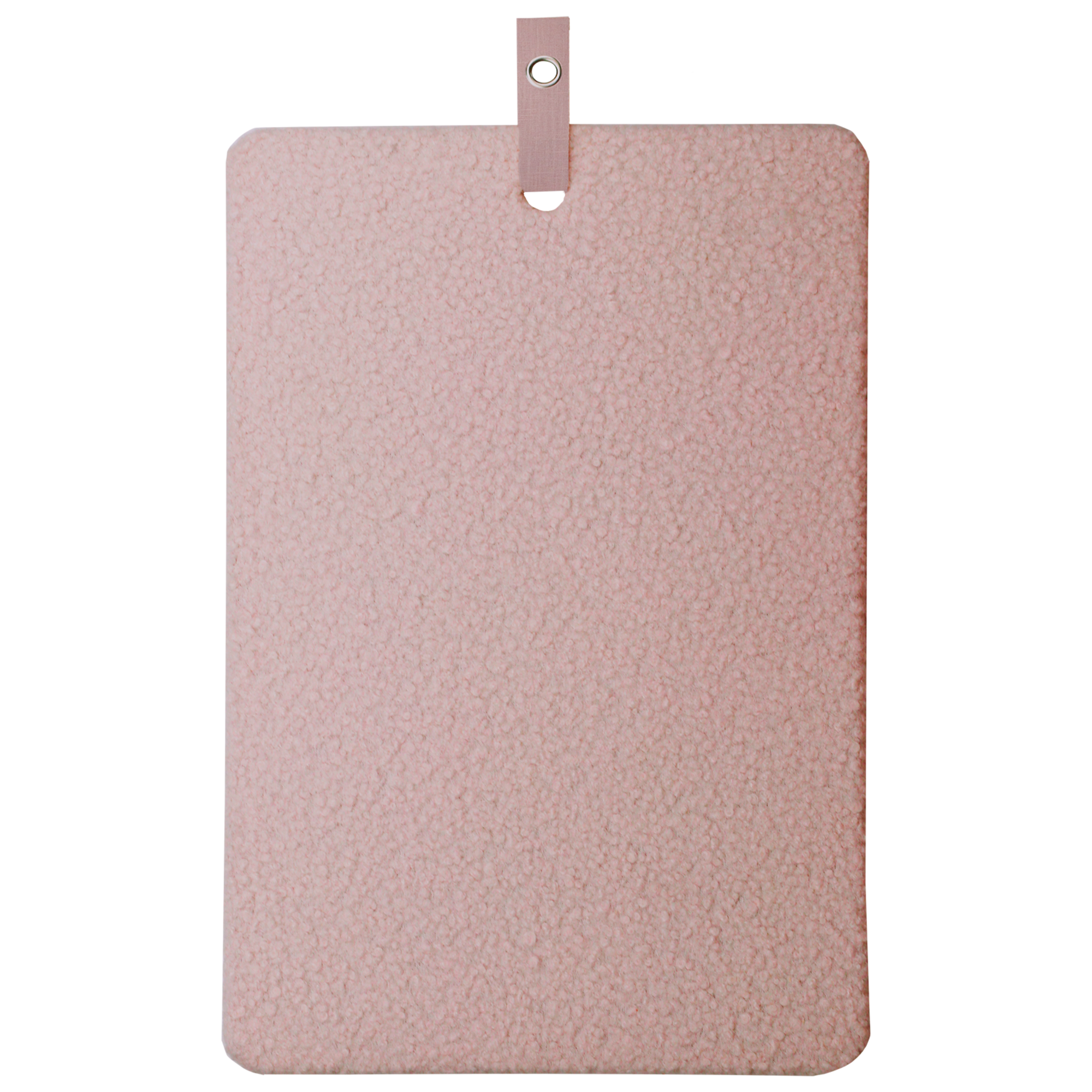 Prikbord memo bouclé 40x60 cm roze