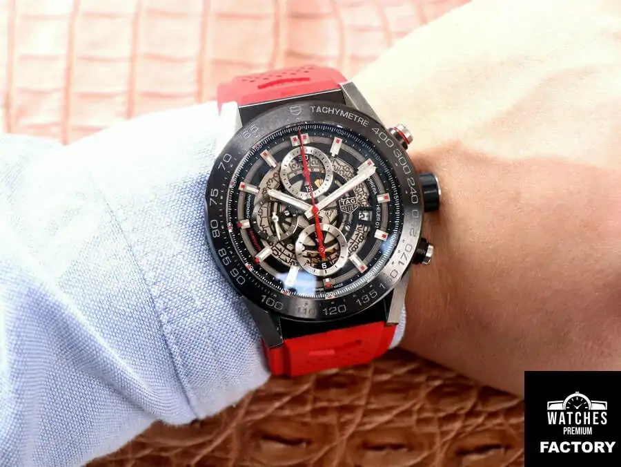 TAG Heuer Carrera CAR2A1Z.FT6050 XF Factory Red Strap